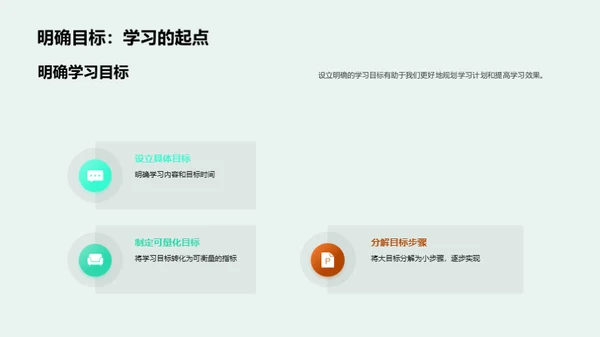 初中新征程 明确学习目标