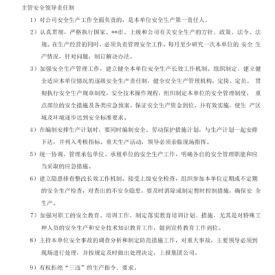 主管安全领导安全责任制.docx
