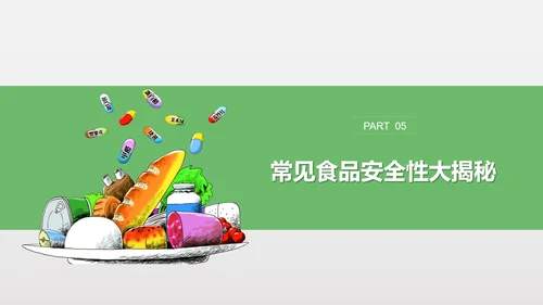 食品安全营养学饮食科普PPT模板