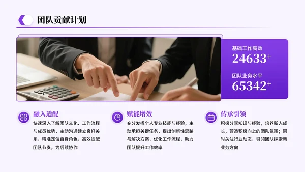 紫色系简约风关于试用期总结工作成果展望答辩PPT模板