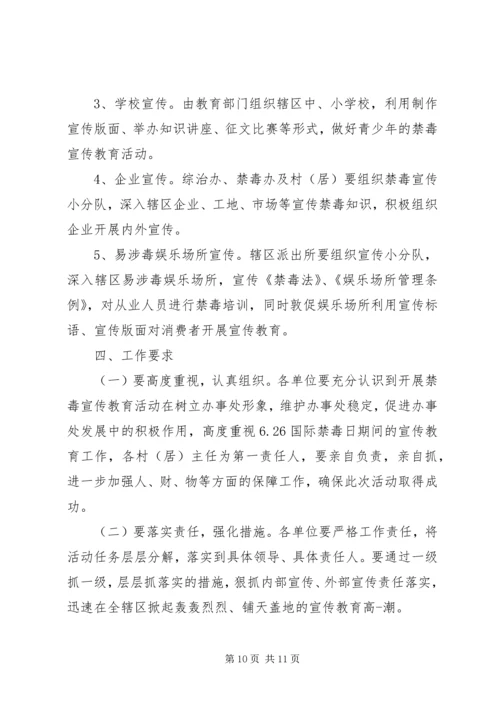 辨毒禁毒宣传工作方案.docx