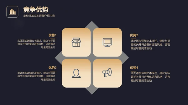 高端黑金商业计划书通用PPT模板