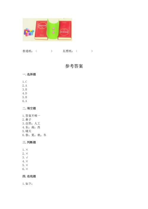 教科版二年级上册科学期末测试卷附参考答案【夺分金卷】.docx