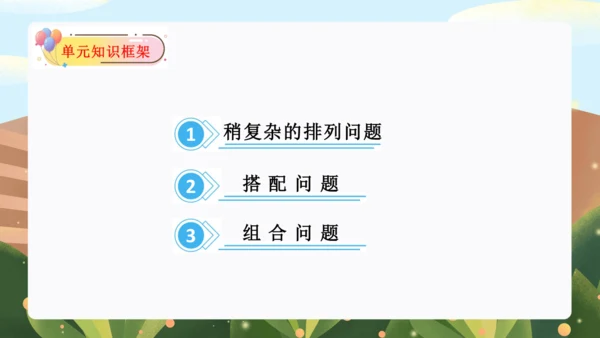 第八单元：数学广角——搭配（二）单元复习课件(共28张PPT)人教版三年级数学下册