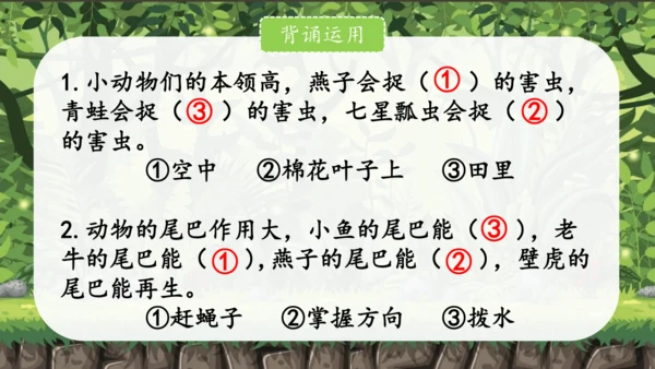 统编版语文一下第八单元复习课件