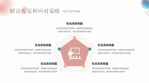 创意立体几何商务述职报告工作汇报通用PPT模板