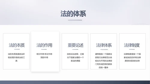蓝色大气法律工作汇报动态PPT