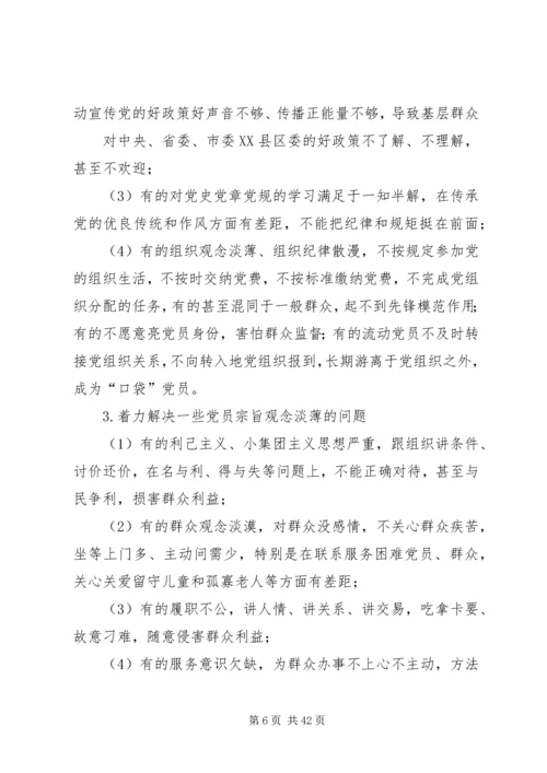 机关党建问题清单.docx