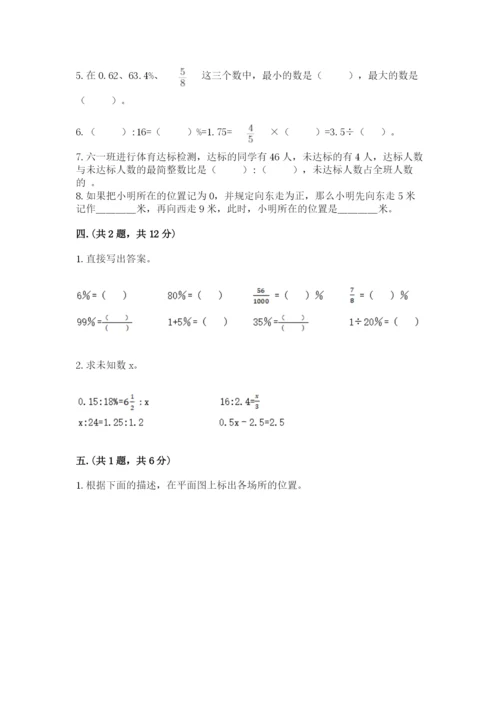 人教版数学六年级下册试题期末模拟检测卷（模拟题）.docx