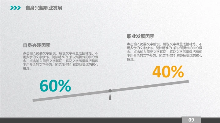 学生工作职业规划PPT模板