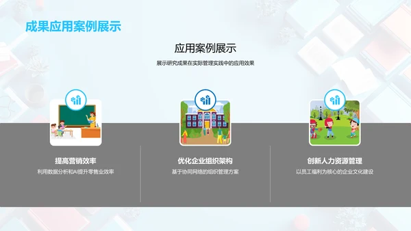 管理学开题答辩报告PPT模板