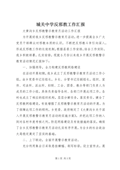 城关中学反邪教工作汇报 (3).docx