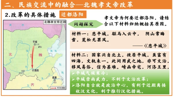 第19课 北魏政治和北方民族大交融 课件