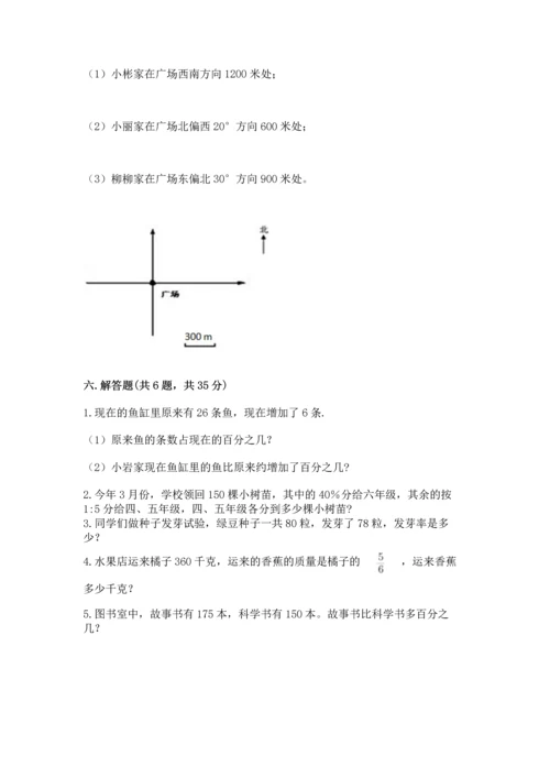 小学数学六年级上册期末考试卷【夺分金卷】.docx