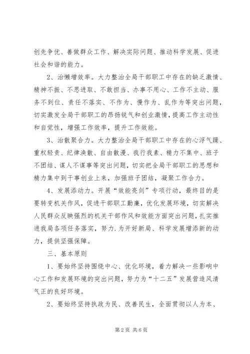 体育局治庸治懒治散实施意见.docx