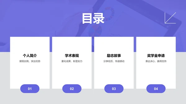 大学生励志奖学金答辩通用模板PPT模板