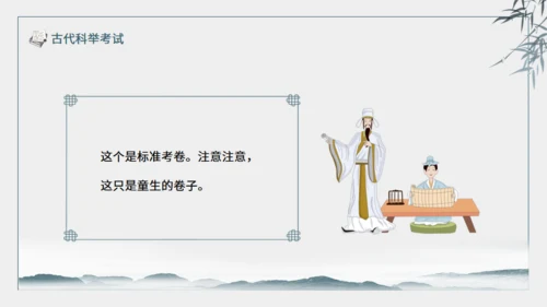 古代科举考试介绍动态通用PPT模板
