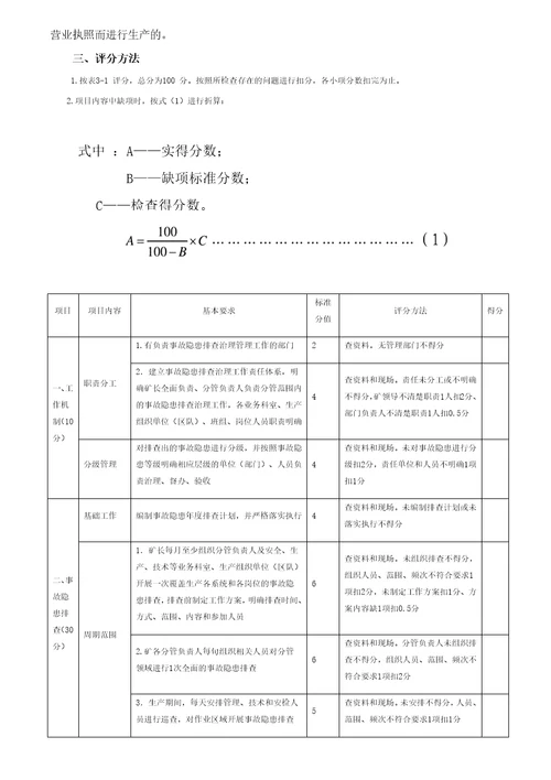 2017煤矿安全质量标准化评分标准共74页