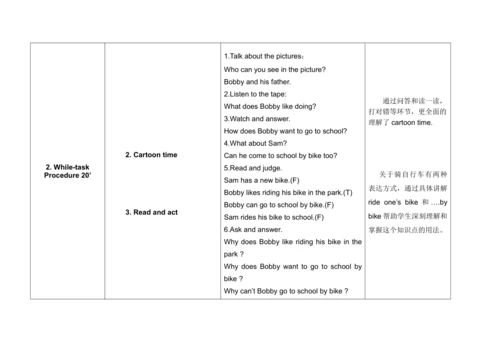 Unit 2 How do you come to school?单元整体教案设计（4个课时）