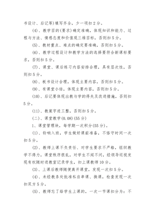 小学师德师风考核细则.docx