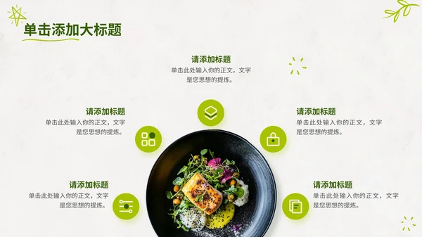 绿色商务风餐饮项目营销策划通用PPT模板