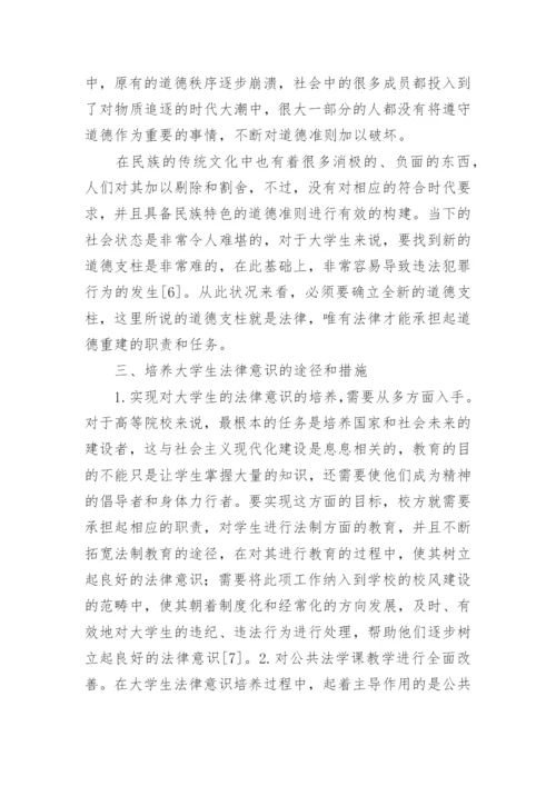 法律本科毕业论文.docx
