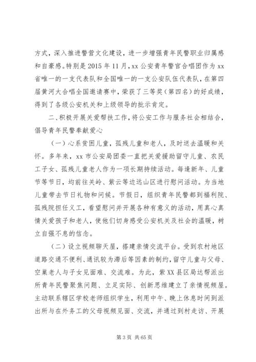 关于五四红旗团委的申报材料大全.docx