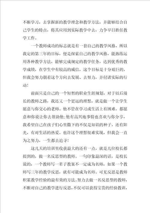 XX教师岗前培训心得