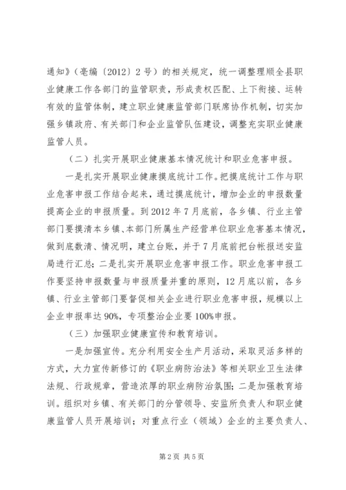 职业健康监管整体方案.docx