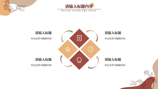 古典高端时尚商务年终总结PPT模板