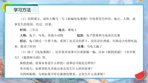 统编版四年级语文下册单元作文能力提升第八单元习作：故事新编（教学课件）