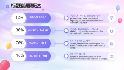 紫色唯美毕业典礼通用PPT
