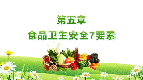 全国食品安全宣传周《食品卫生法》宣传周菜篮子通用PPT模板