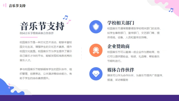校园音乐节活动策划方案通用PPT模板