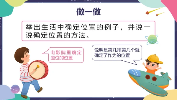 人教版五年级上册第二单元位置PPT模板