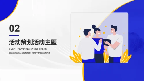 蓝色商务风电商营销策划PPT模板