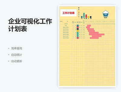 企业可视化工作计划表