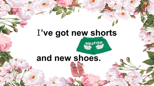 Module 6 Unit 1 I’ve got new shorts and new shoes 