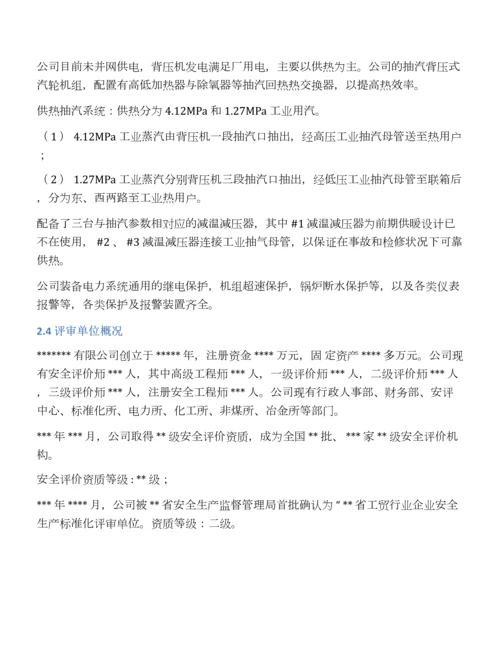 某热电有限责任公司安全生产标准化三级评审报告.docx