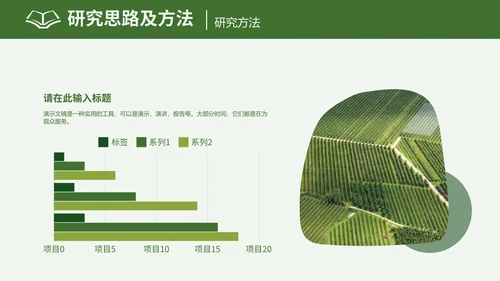 农学专业毕业答辩通用PPT模板