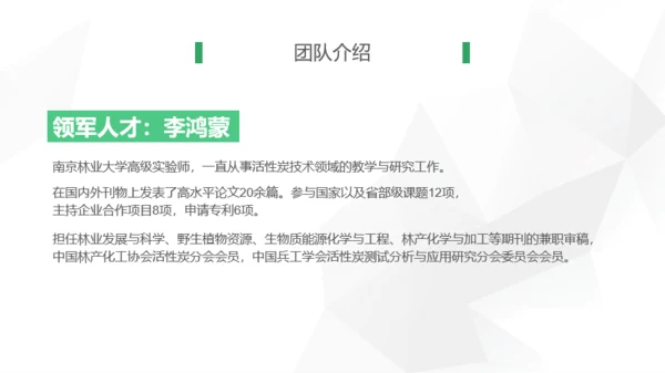 绿色活性炭再生利用项目融资计划书PPT模板下载