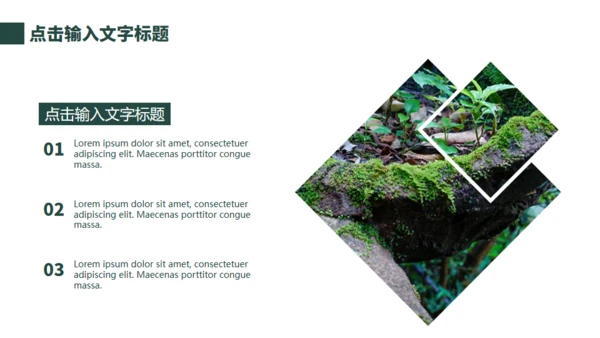 小清新杂志风世界环境日通用PPT模板