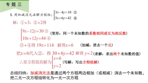 第八章  二元一次方程   复习课件（共12张PPT）