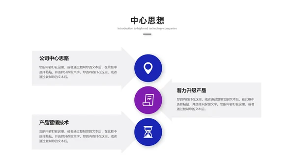 科技粒力流电子信息企业宣传PPT模板