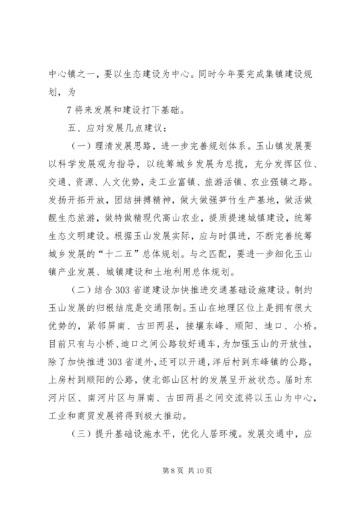 孚玉镇龙山村调研报告范文 (4).docx