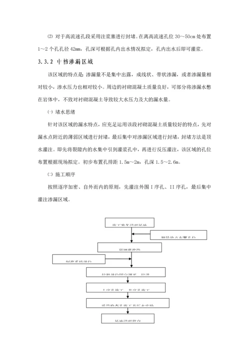 不良地质条件下隧洞涌水灌浆施工安全管理专项研究.docx