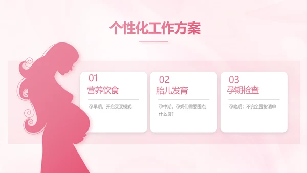 粉色大气孕妇保健知识宣传PPT