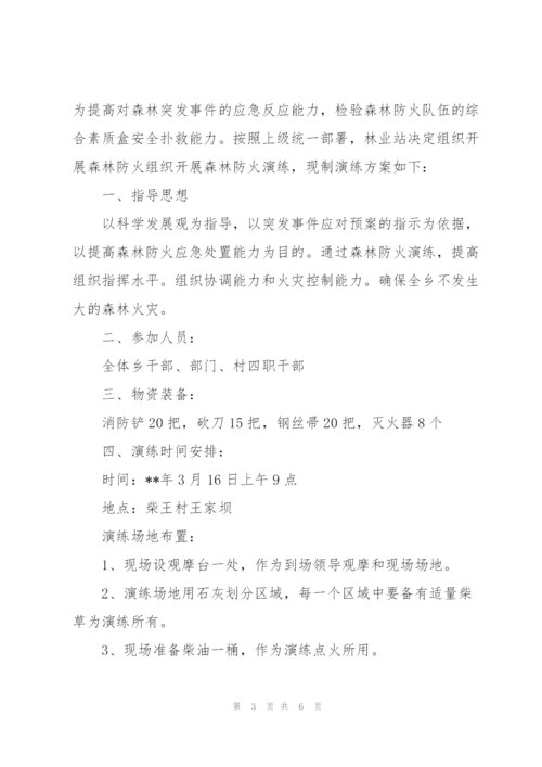 森林防火应急演练方案.docx