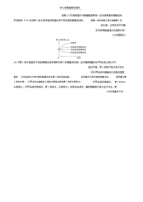 2019版高考生物二轮专题复习加试非选择题综合应用特训第33题6探究性验证性实验B