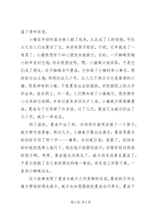 夏洛的网读后感 (9).docx